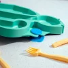 Constructive Eating: Baby Turtle Suction Plate and Training Utensils - Image 2