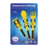 Constructive Eating: Set of 3 Construction Utensils - Image 4