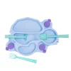 Constructive Eating: Baby Turtle Suction Plate and Training Utensils - Image 3
