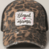 Blessed Mama Leopard Print Mesh Back Cap