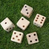 NEW IN BAG - Large Wooden Yard Dice with Scoresheets