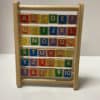Rainbow ABC Wooden Spinner Toy