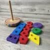 Wood Toy Stacker (Wear Visible) - Image 4