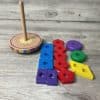Wood Toy Stacker (Wear Visible) - Image 3