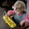 Busy Baby Bungee Bib & Utensil Set (Two Colors) - Image 4