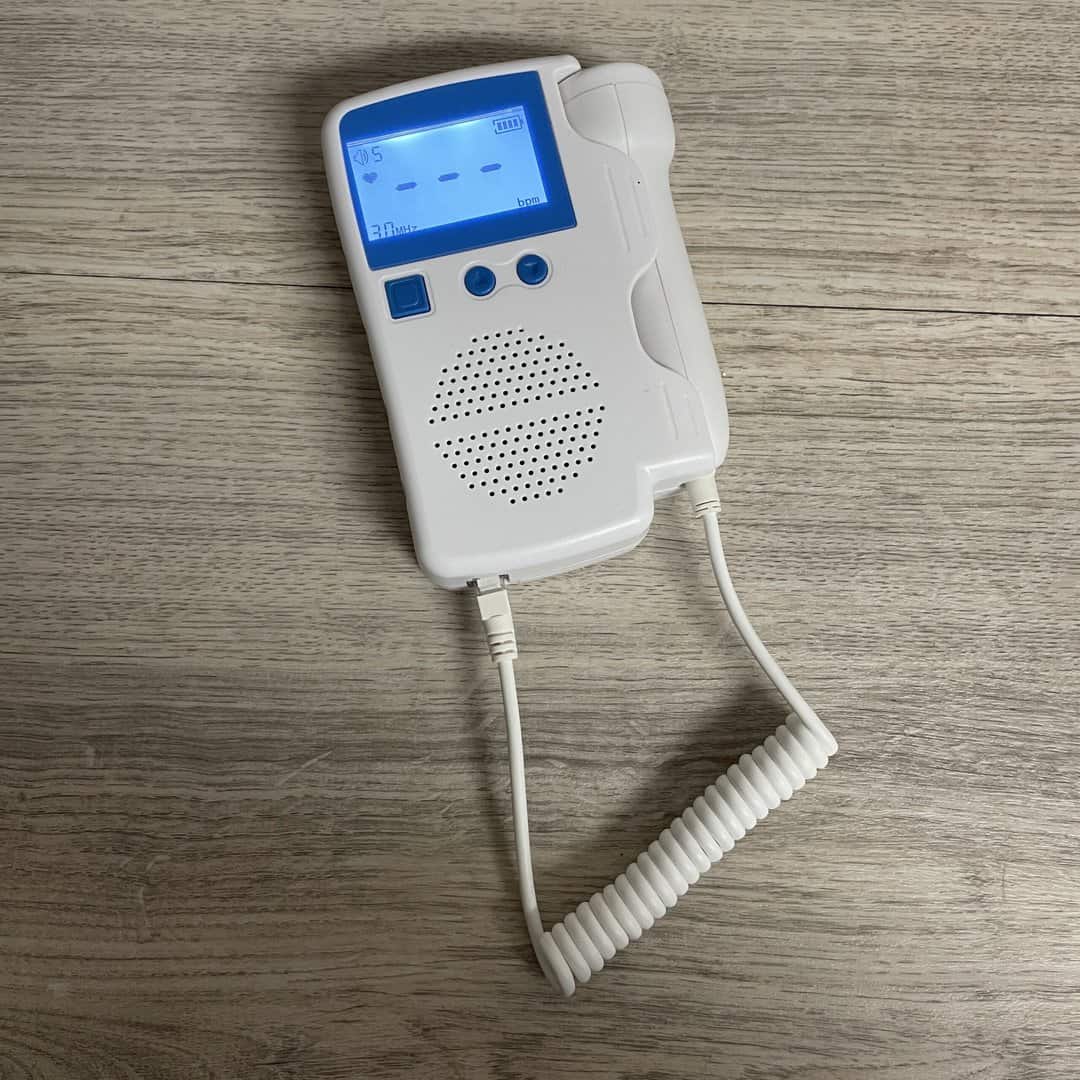 Baby Heartbeat Monitor Pregnancy Portable Doppler Fetal Monitor (No Gel) -  Jack & Juni