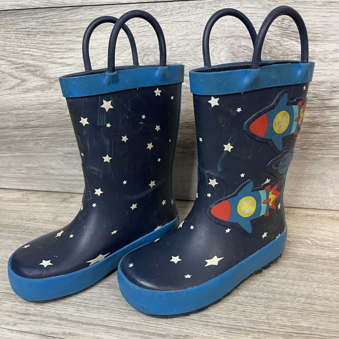 Youth rain boots size clearance 6