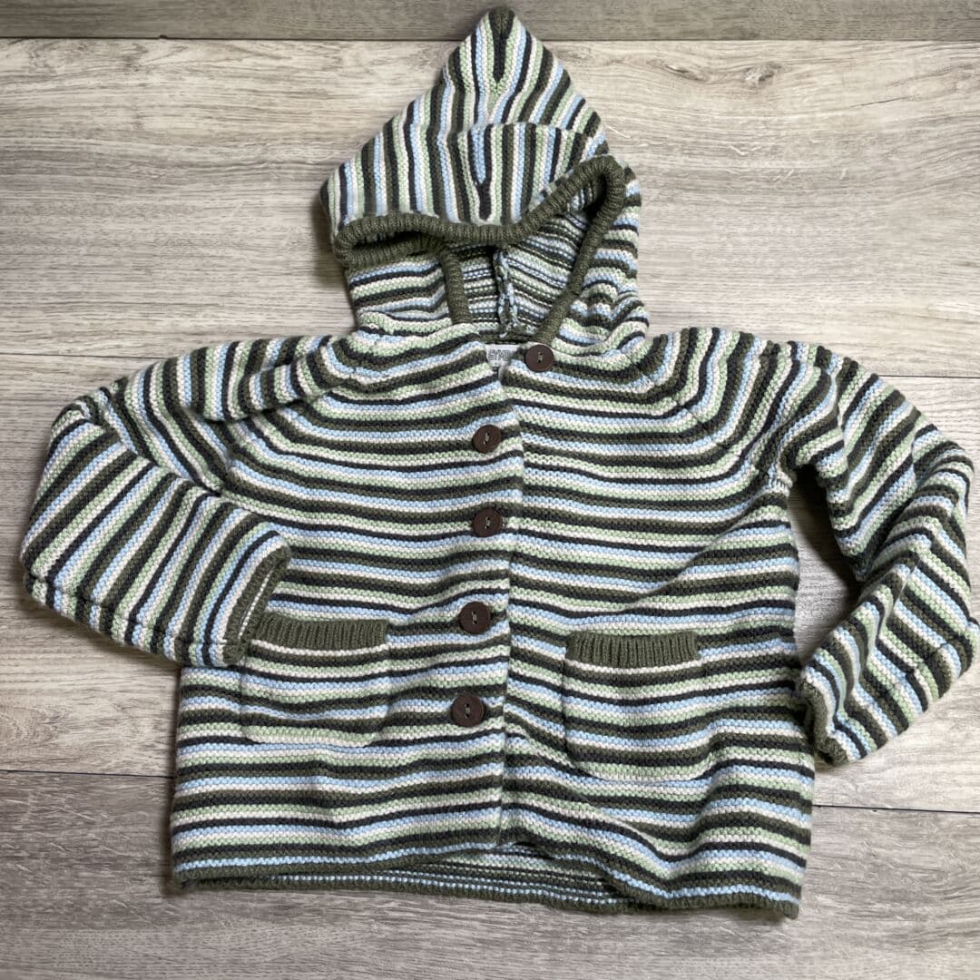 BOYS / GIRLS – 18/24 Months – Cable Knit Cardigan – NEW