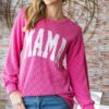 Mama Ribbed Lounge Top