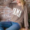 Mama Ribbed Lounge Top - Image 6