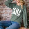 Mama Ribbed Lounge Top - Image 3