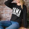 Mama Ribbed Lounge Top - Image 7