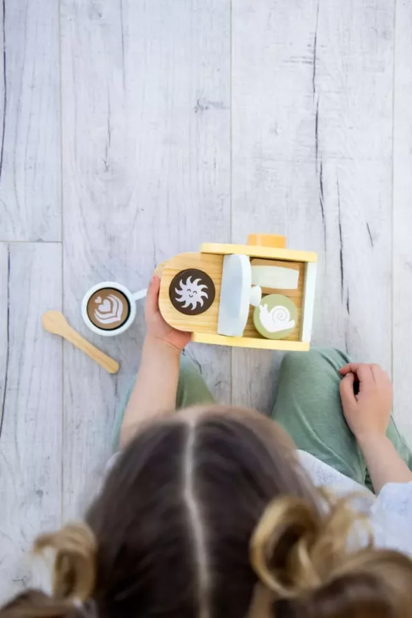 Barista in Training Wooden Coffee Set, Developmental Toys - Image 5