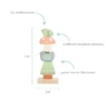 Woodland Wooden Stacking Toy, Developmental Toy - Image 6