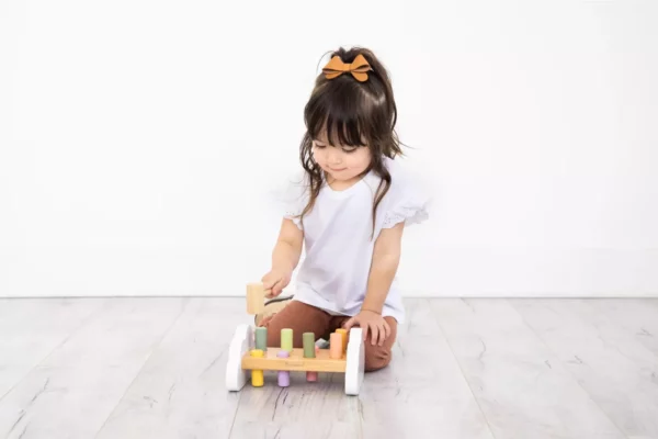 Wooden Hammer Bench Toy, Learning Toy - Image 3