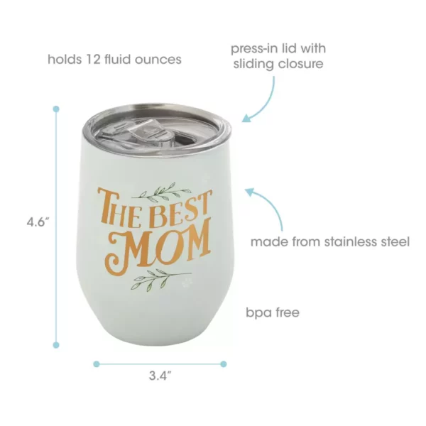 The Best Mom Wine Tumbler - Image 2