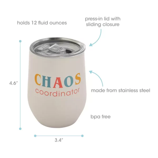 Chaos Coordinator Wine Tumbler - Image 4