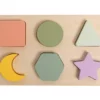 Wooden Shapes Puzzle, Developmental Learning Toy
