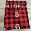 Buffalo Plaid / Forest Theme Baby Milestone Mat - Image 2