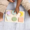 Wooden Shapes Puzzle, Developmental Learning Toy - Image 2
