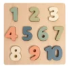 Wooden Numbers Puzzle, Nursery Decor - Image 3