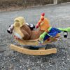 Rockabye Ahoy Doggie Pirate Ship Rocker (Could Use a Wash)