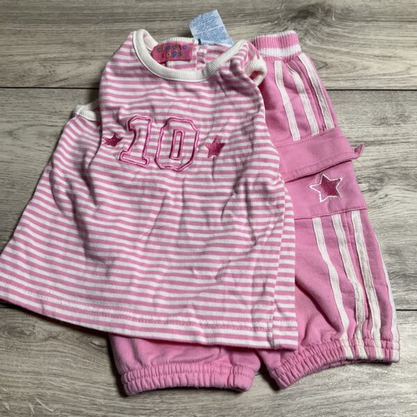 GIRLS - 3/6 Month - Play Clothes Outfit