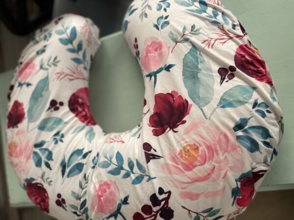 Super Soft Floral Boppy Pillow - Image 2