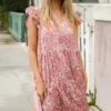 Pre - Order | Mom's Going Out Silk Woven Animal Print Dress (2 Colors) - Image 8