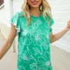 Pre - Order | Mama Need a Vacation Flutter Tee (2 Colors) - Image 5