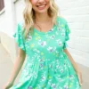 Pre - Order | Spring Into Floral Ruffle Top - Image 5