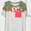 Pre - Order | Totally Striped & Floral Top