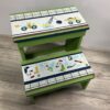 Personalized Construction Step Stool - Scuffed Corner