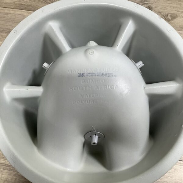 Bumbo Baby Floor Seat, Portable Infant Sit Up Activity & Eating Chair, Cool Grey - Image 2